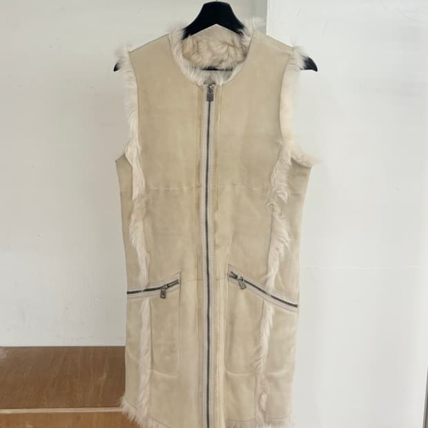 알렉산더 맥퀸 리버서블 시어링 베스트