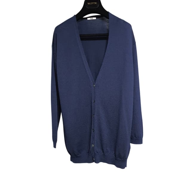 유니클로 울100 하프롱 가디건 L  55 반~66반