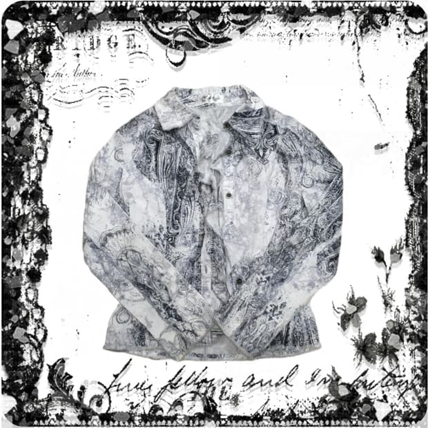 오리엔탈 무드 셔츠