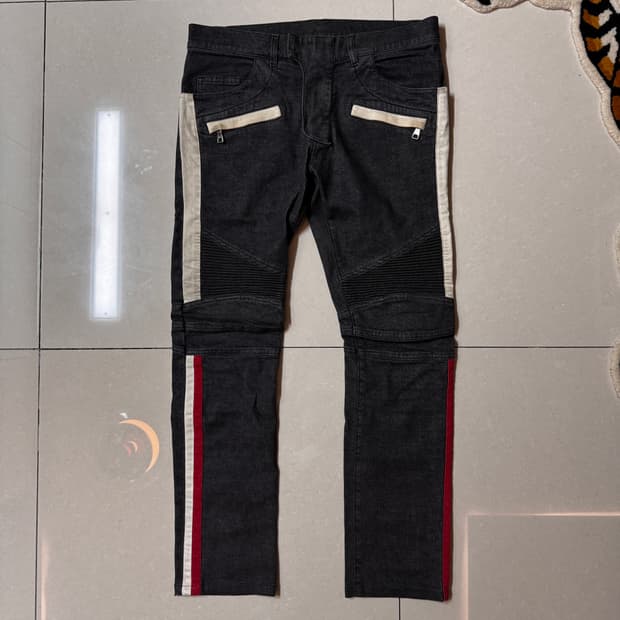 발망 슬림핏 바이커진 30