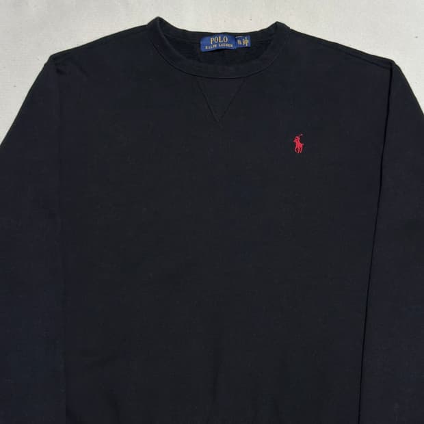 XL 폴로랄프로렌 블랙 맨투맨