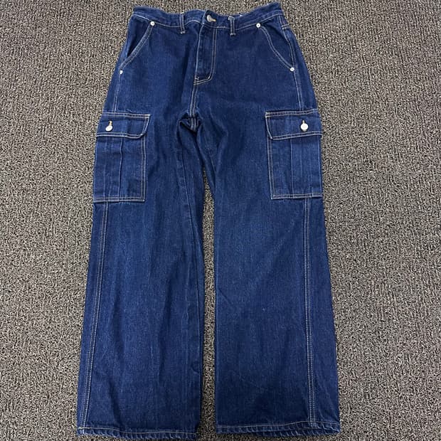 어반스터프 인디고 데님 버뮤다 워크 청바지 팬츠 L