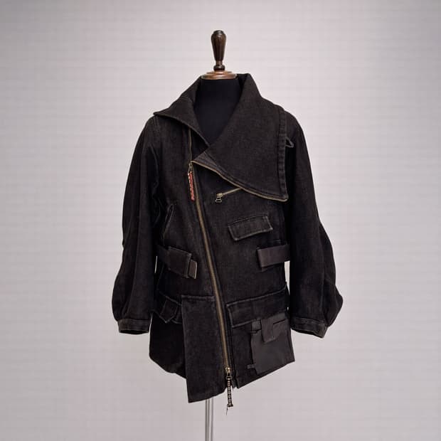 Marithé François Girbaud 언밸런스 집업 울 자켓