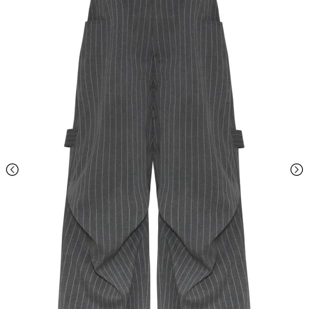 3)카미엔 올데이 스트라이프 팬츠 그레이