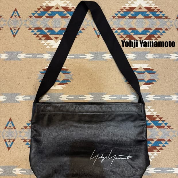 [OS] 요지 야마모토 아오야마 카우레더 숄더백