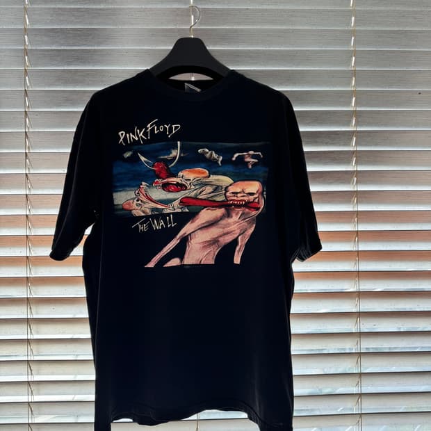 [XL] 90s 핑크 플로이드 The Wall 빈티지 밴드티
