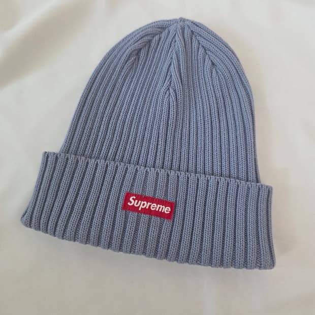 슈프림 오버다이드 비니 블루