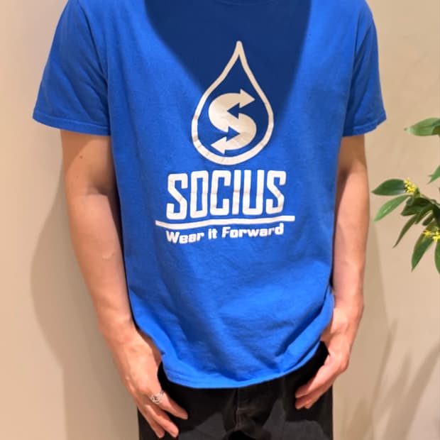 SOCIUS Water Drop Graphic Tee(RoyalBlue)