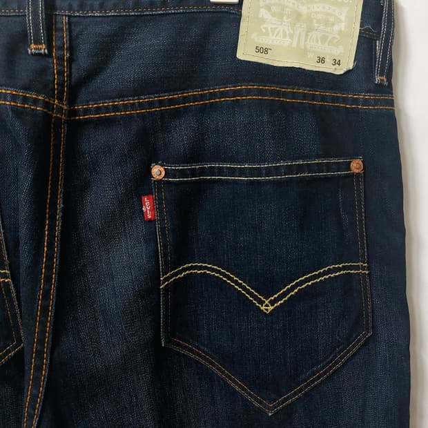 리바이스 508 데님 청바지 36