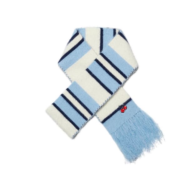 체리 스트라이프 머플러