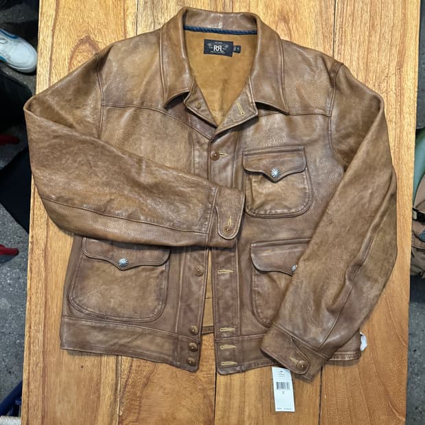 더블알엘RRL 가죽자켓
