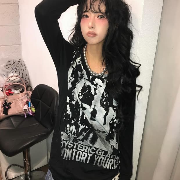 Hysteric Glamour His Girl Long Sleeves