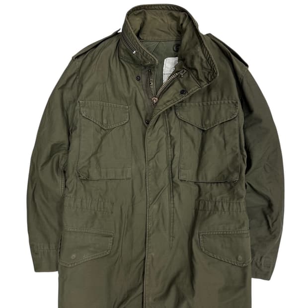 80년대 OG M65 밀리터리 필드자켓 카키 (S~L)