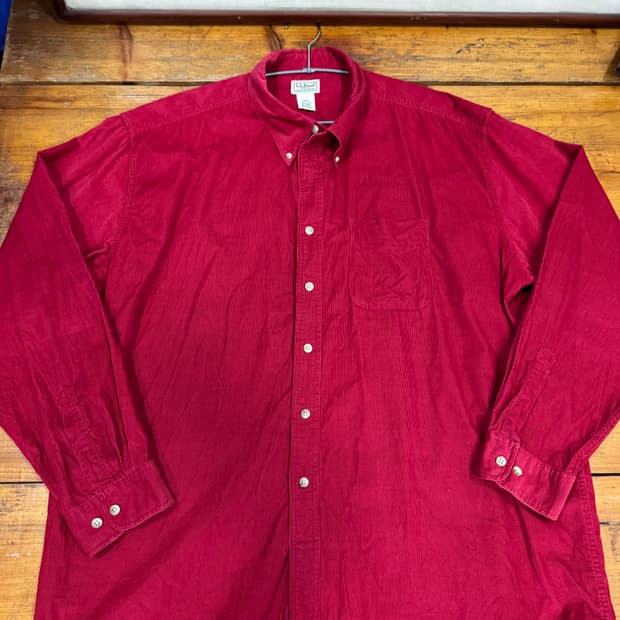 엘엘빈 코듀로이 셔츠 사이즈 XXL 깨끗해요