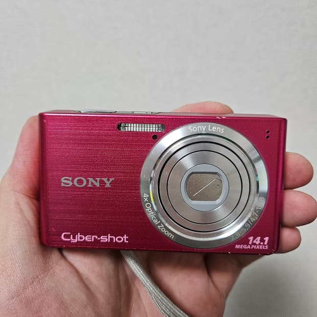 소니 사이버샷 DSC-W610 핑크 디카 CYBERSHOT