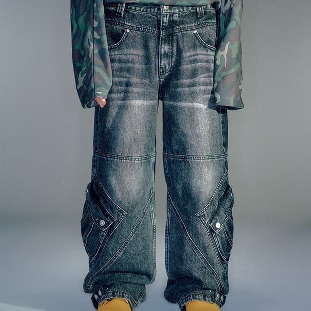  SCOPPER X-POCKET CARGO DENIM BLACK L
