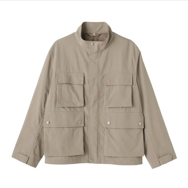 (새상품)SNS인기 무인양품 LABO 나일론 워크 블루종 자켓 점퍼