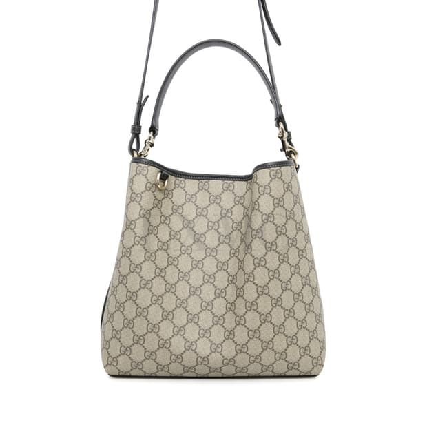 구찌 GG 엠블럼 버킷백 미디엄 버켓 크로스 815103