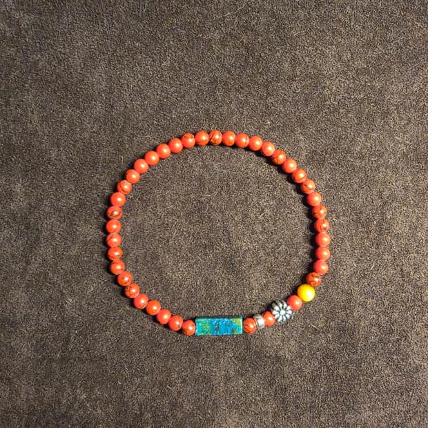 3Cross silver925 daisy simple bracelet