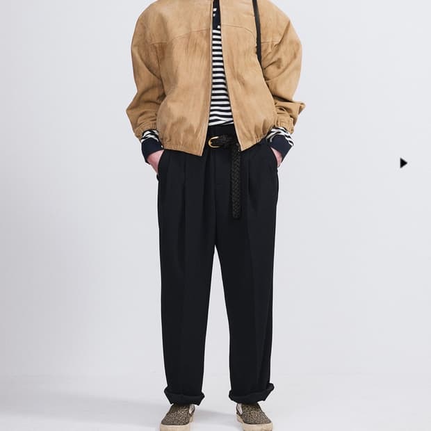 렉토 26ss 스웨이드 해링턴 자켓