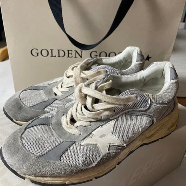 골든구스 DAD-STAR스니커즈 그레이 40(260-265)