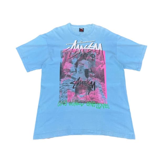 Mid 00s 스투시 One world One love 티셔츠