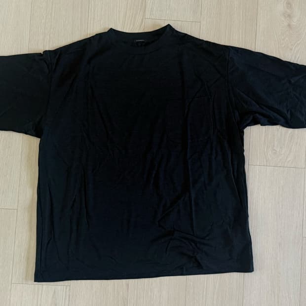 코모리) 24ss 써머 울 천축 티셔츠 차콜 3
