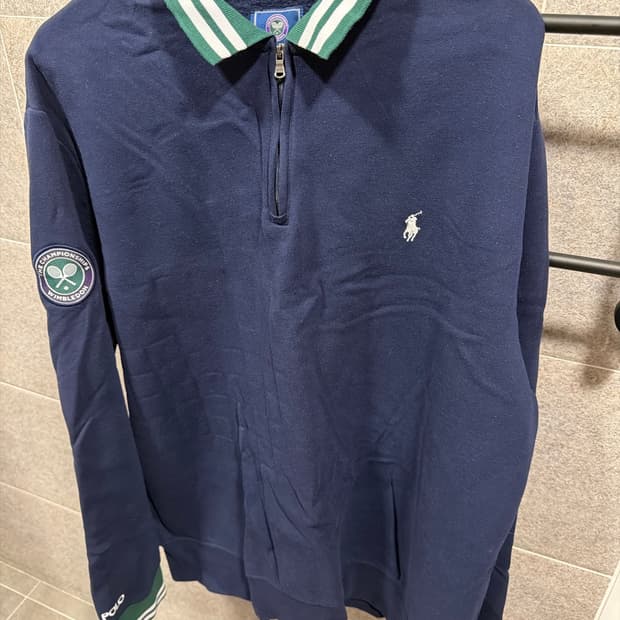 윔블던 폴로 칼라 스웨트셔츠