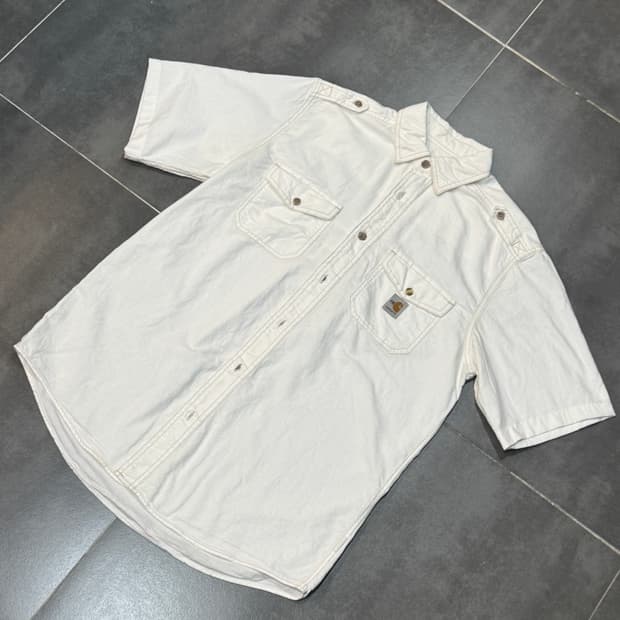 CARHARTT 반팔셔츠 화이트