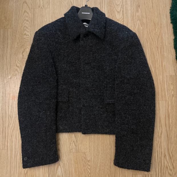 구민성 울 알파카 숏 자켓