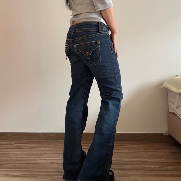 데님 부츠컷 팬츠