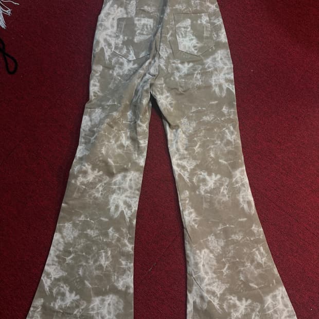 웨이브 타이다이팬츠 베이지 S