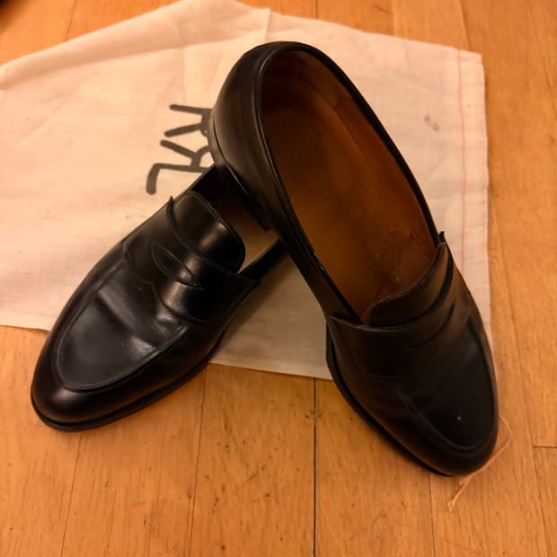 에드워드 그린 피카딜리 블랙 로퍼 7½(265-270)