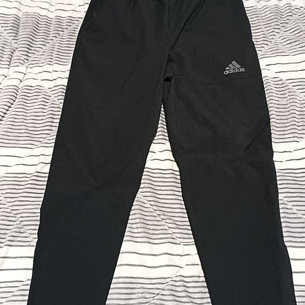 아디다스 얇은우븐팬츠 33인치 기장100