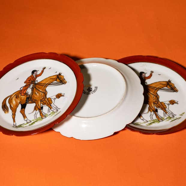 프랑스 빈티지 세라믹 플레이트