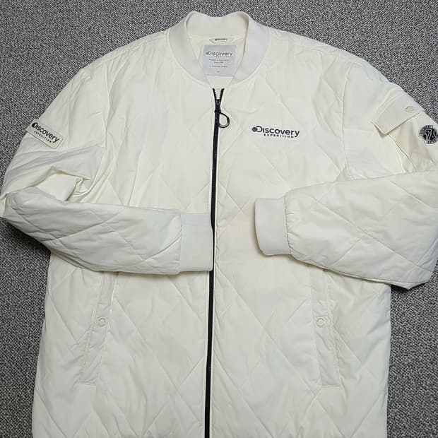 디스커버리 남성 하이랜드 블루종 항공점퍼 105 크림색상