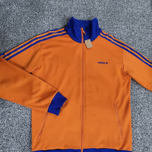 아디다스(Adidas) 트랙탑 (오렌지 & 블루)