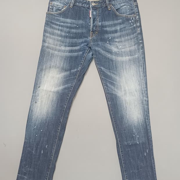 [32] 디스퀘어드2 녹워싱 슬림진 청바지