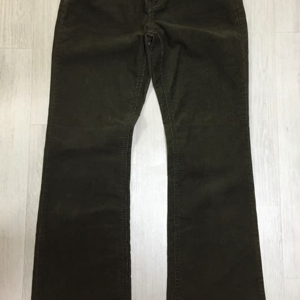 타미힐피거 코듀로이 로우라이즈 바지