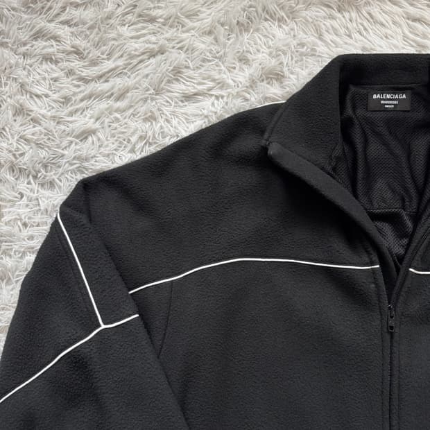 BALENCIAGA 오버사이즈 트랙 자켓 발렌시아가 후리스 XXL 46