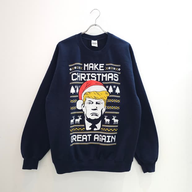 길단 트럼프 맨투맨 기모 스웻셔츠