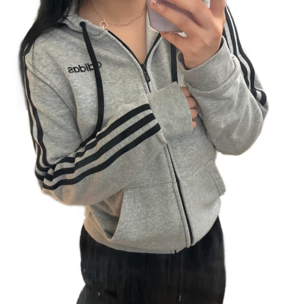 🩶대장급 아디다스 스펠아웃 그레이 후드집업🩶