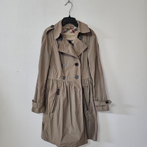 버버리정품 발모랄 트렌치코트 