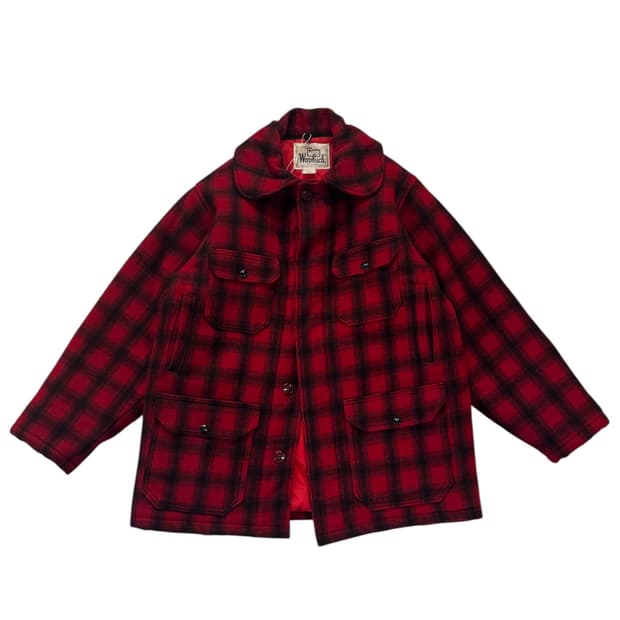 60s 울리치 버팔로체크 매키노 울 헌팅자켓