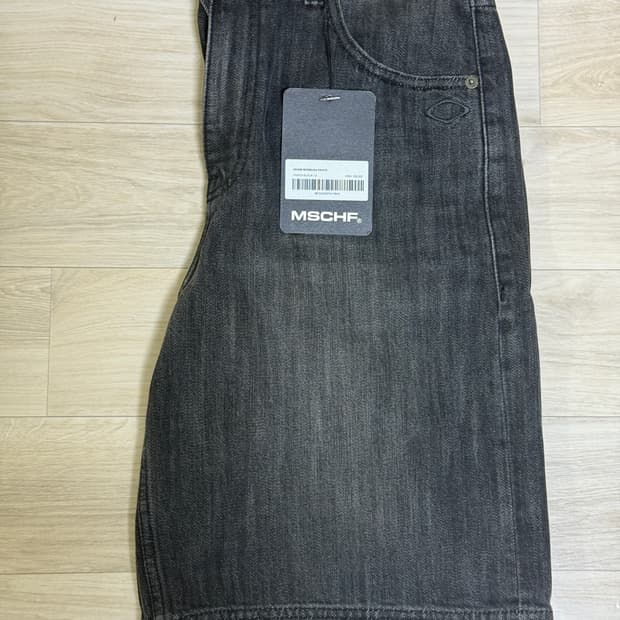 Mischief Denim Bermuda Pants Faded s사이즈