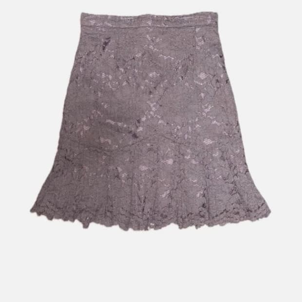 Vintage Flower Pattern Lace Skirt