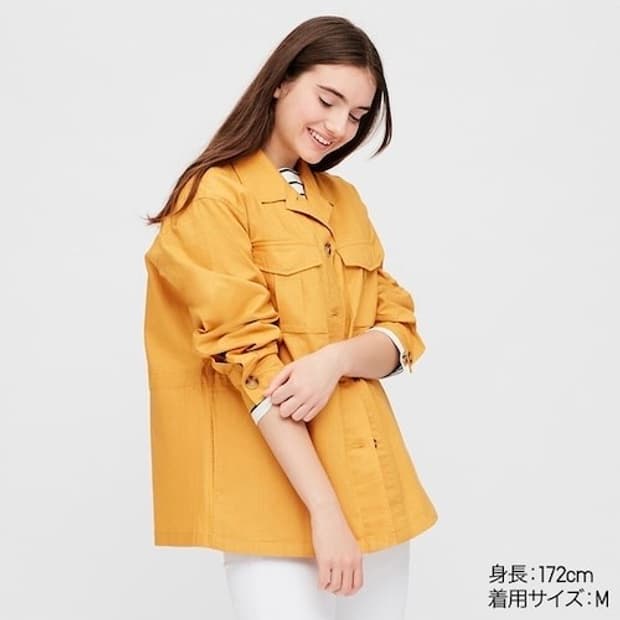 유니클로 린넨 코튼 자켓