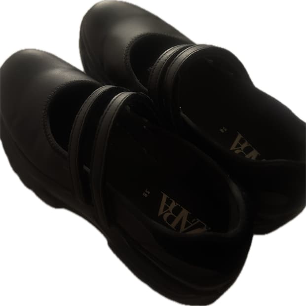 자라 메리제인 청키 스트랩 발레리나 플랫 슈즈 38