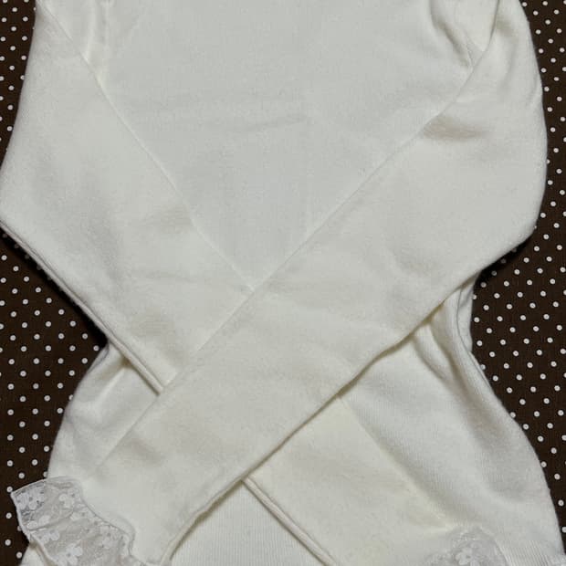 앙프로젝트 Ang:project 플라워 레이스 롱슬리브