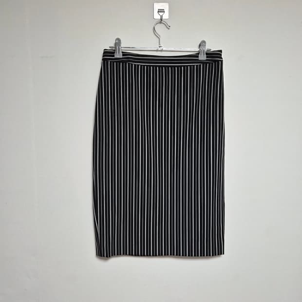 필립플레인 옆트임 스트라이프 스커트 42사이즈 P-50